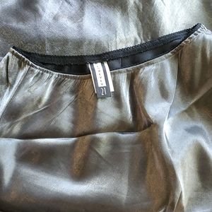 Forever 21 circa 2000 silver skirt